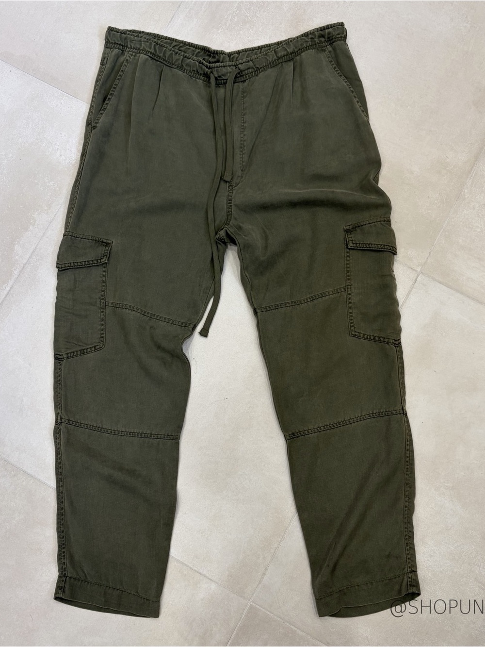 BELLA DAHL — CARGO Jogger Pants — OLIVE